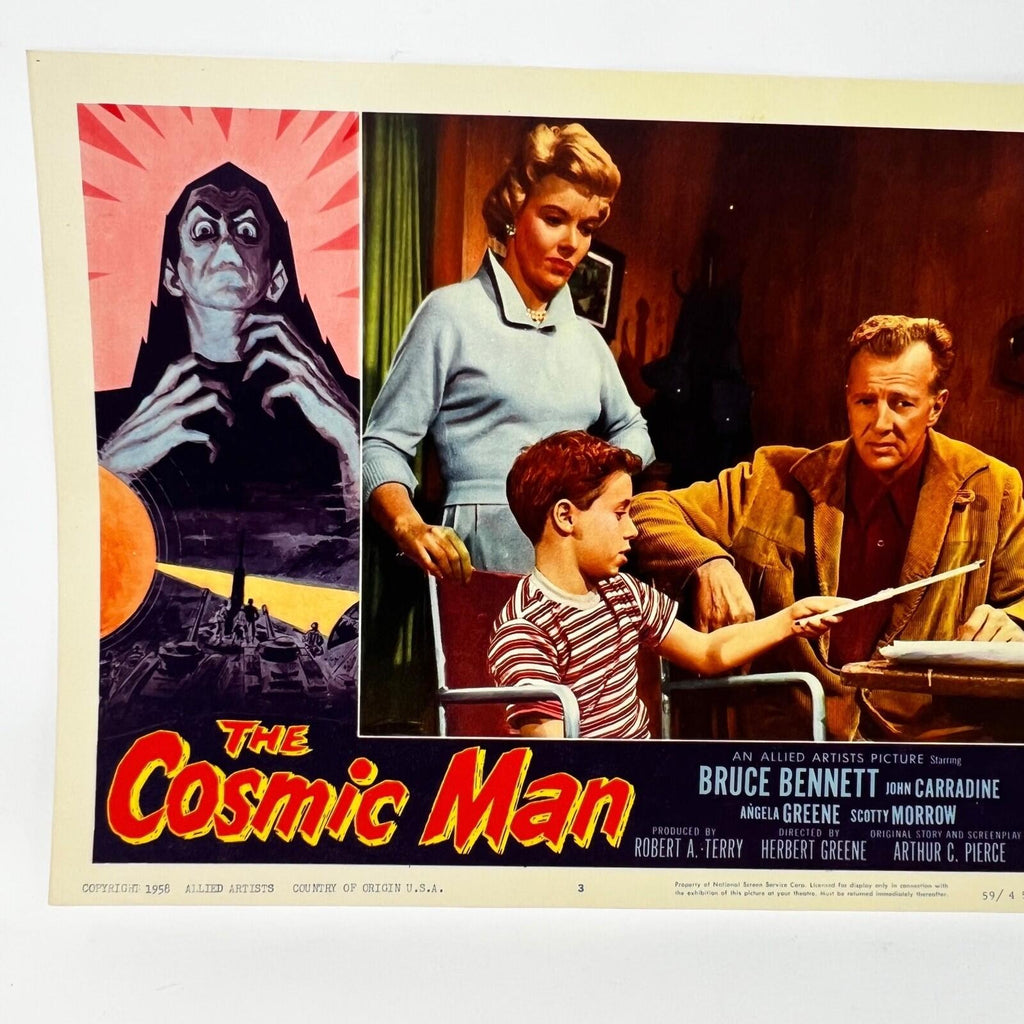 The Cosmic Man Bruce Bennett Collectible movie Lobby Card No.3