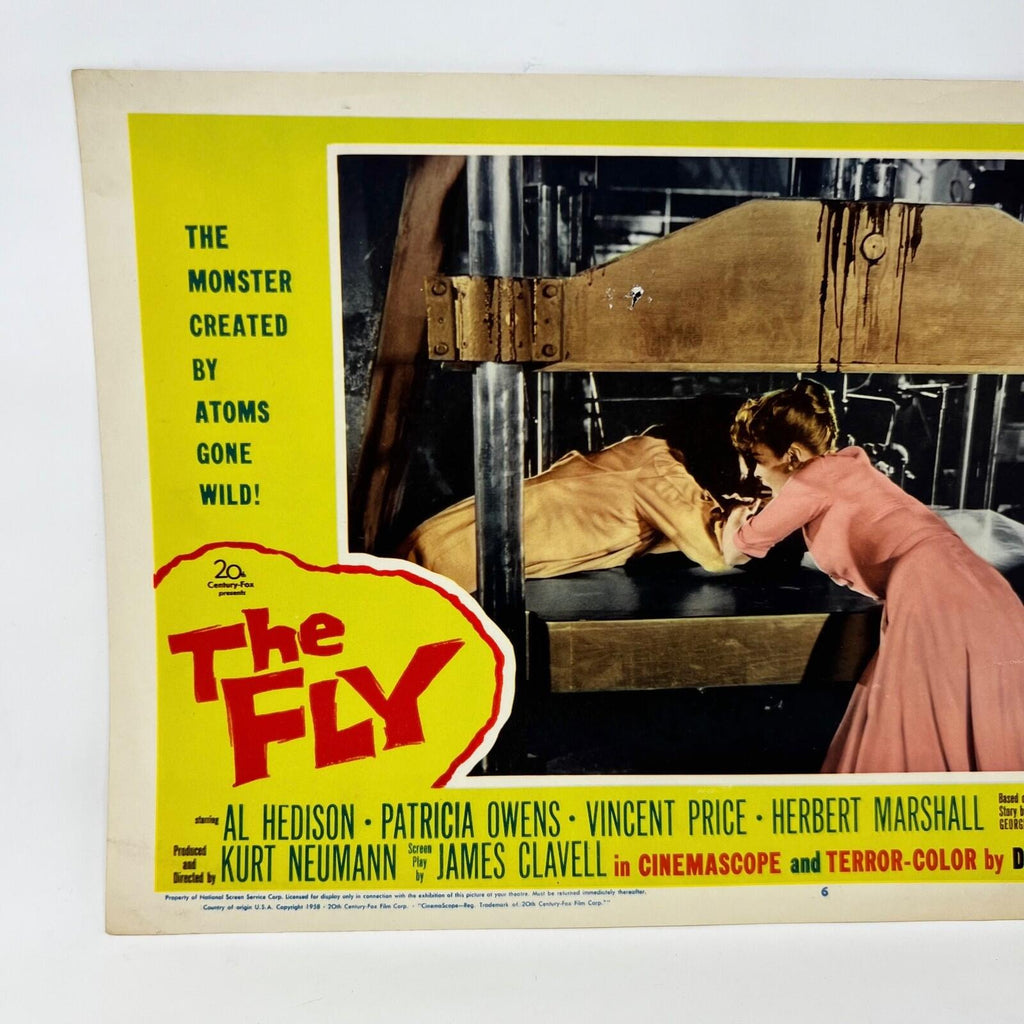 The Fly Horror Terror Collectible movie Lobby Card No.6