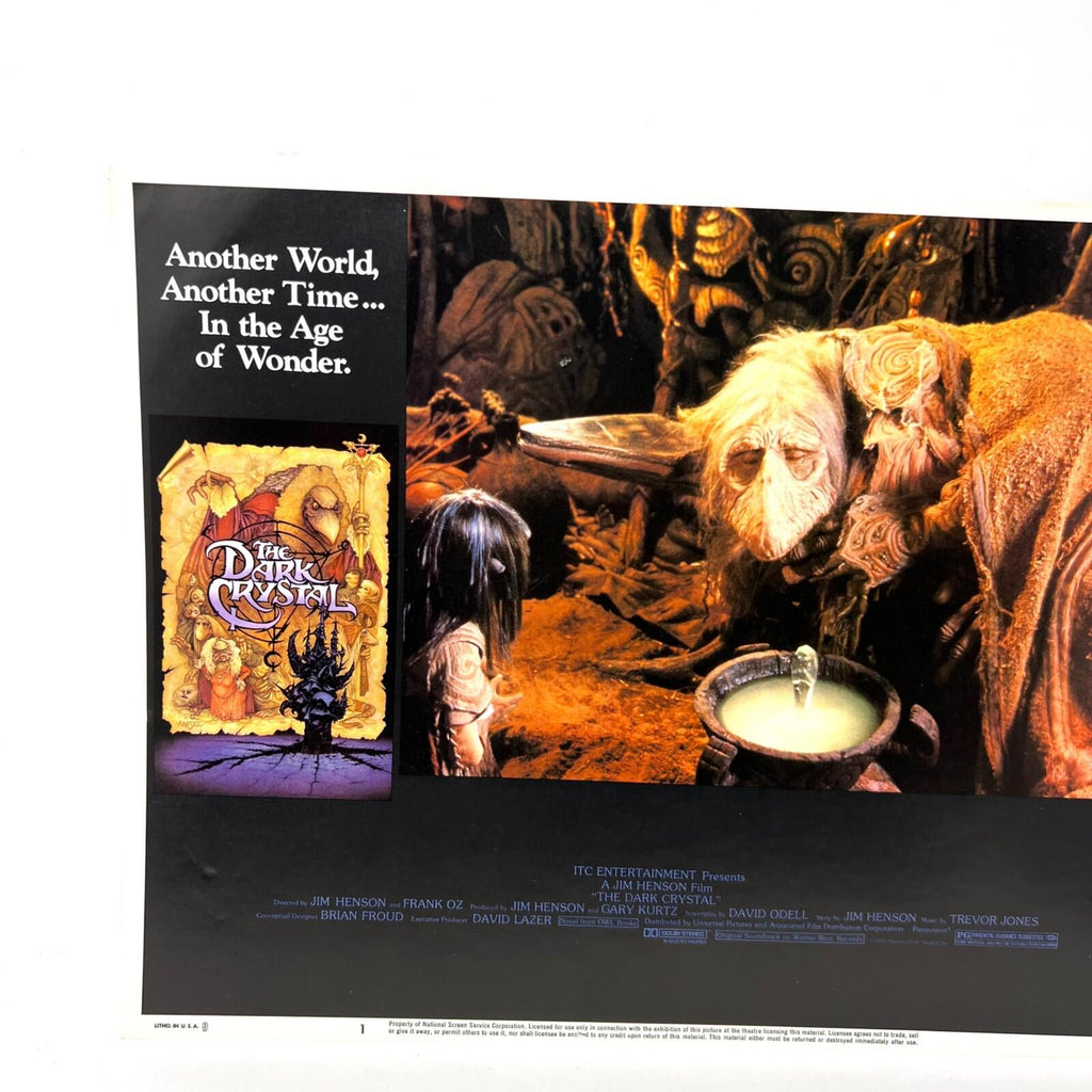 1982 The Dark Crystal Movie Sci-fi Lobby Card Poster No.1