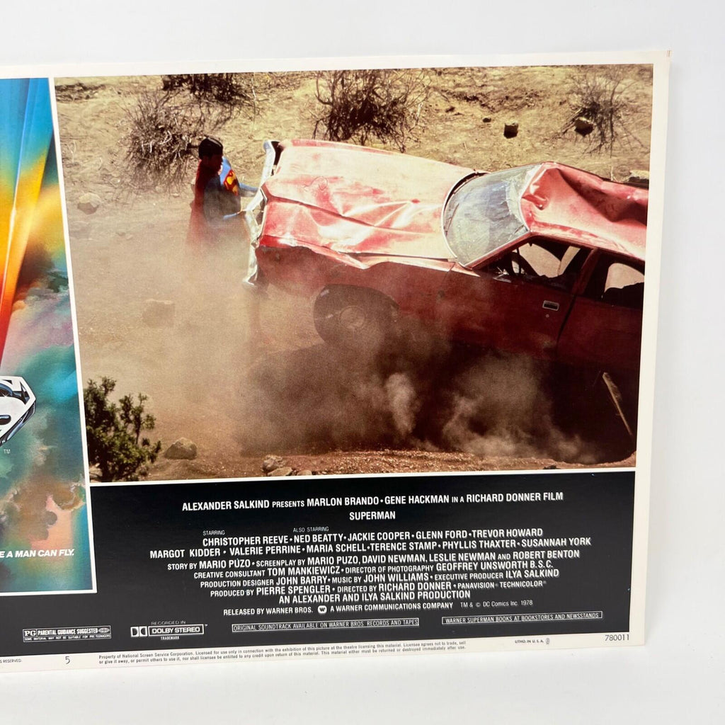 1979 Superman Collectible Movie Lobby Card No.5 Christopher Reeve