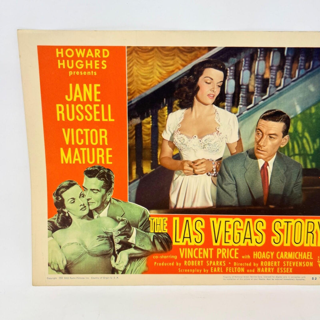 1952 The Las Vegas Story Movie Lobby Card Jane Russell Victor Mature  (B)