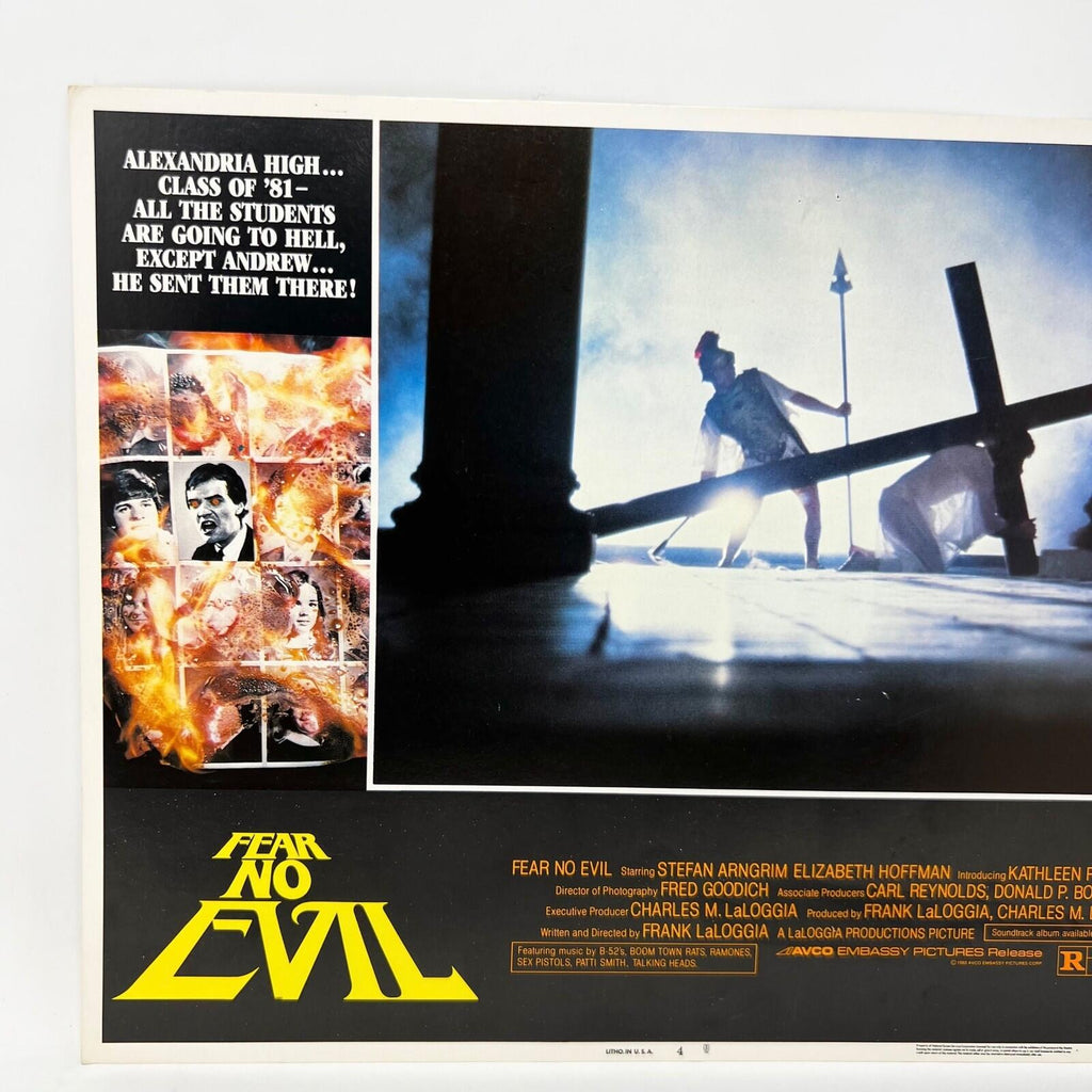 Fear No Evil Horror Sci-fi Collectible movie Lobby Card No.4