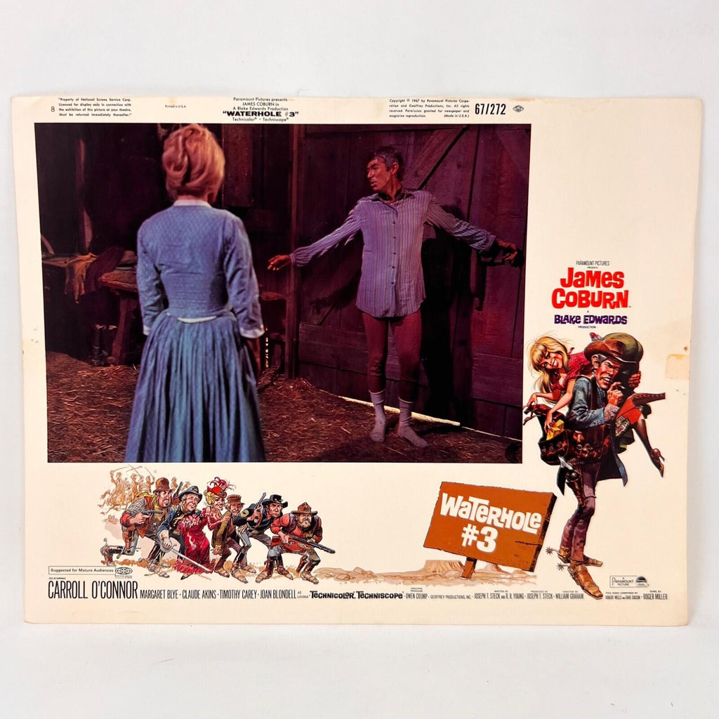 1967 Waterhole #3 Set of 8 Original Movie Lobby Cards