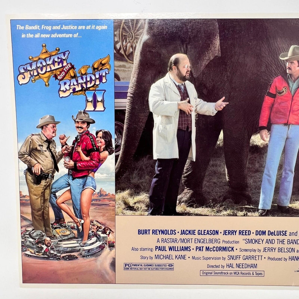 1980 Smokey and the Bandit II Original Movie Lobby card (d)