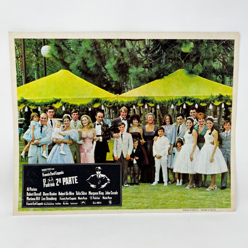 1974 The Godfather El Padrino Part II Mexican Collectible Lobby Cards