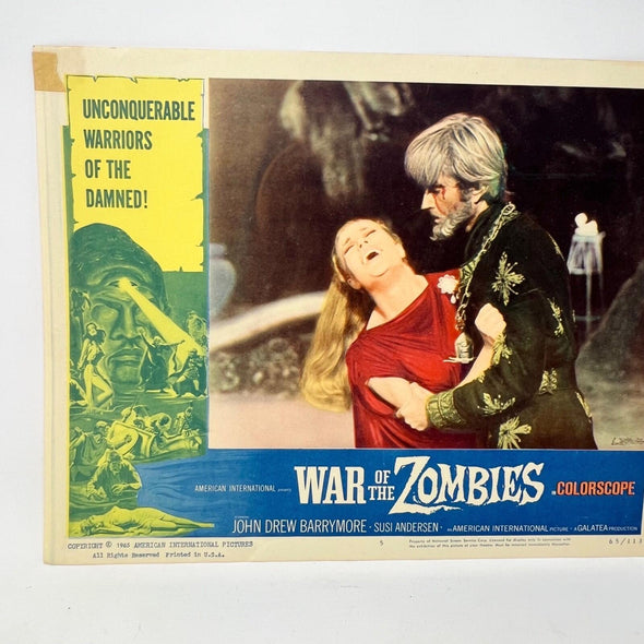 1965 War Of The Zombies Collectible  Movie Lobby Card No.5
