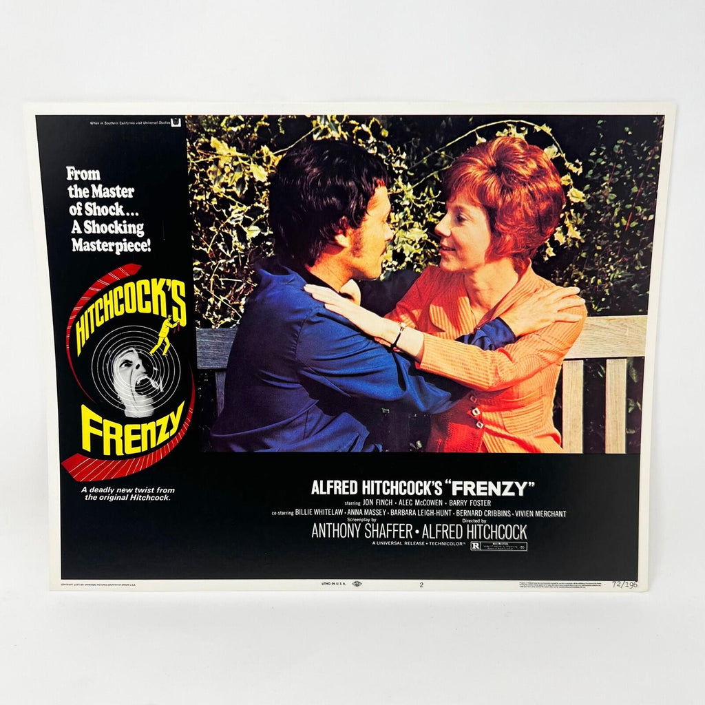 Alfred Hitchcoks Frenzy Collectible movie Lobby Card set of 8