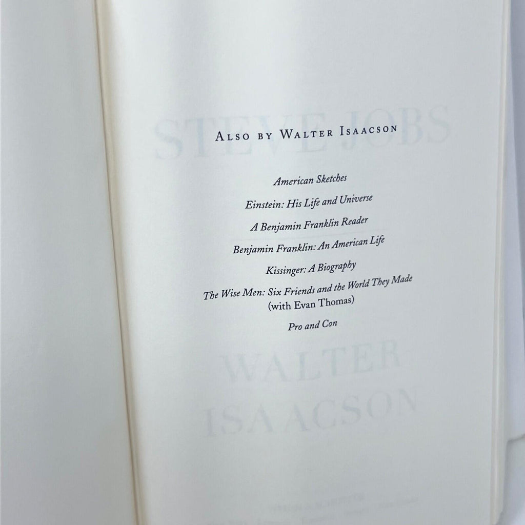 Steve Jobs - Hardcover By Isaacson, Walter HC DJ