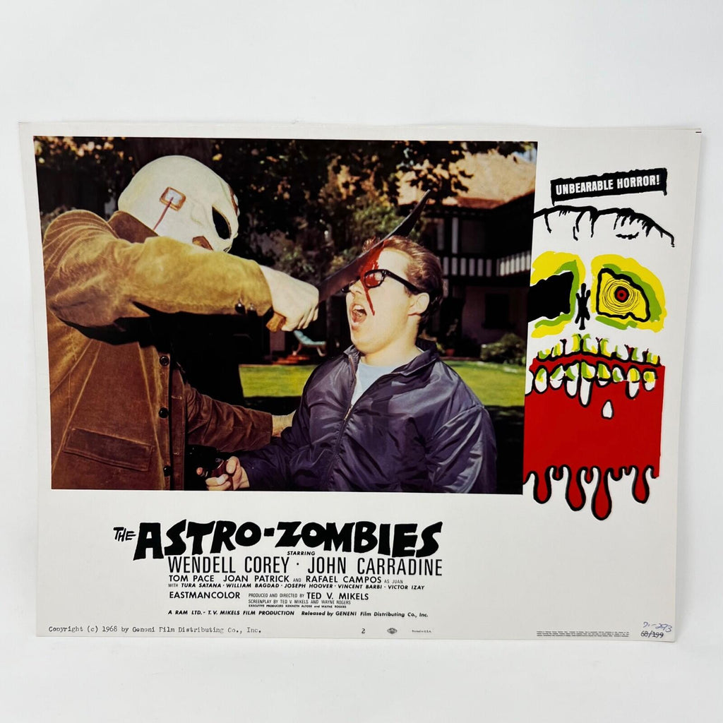 The Astro-Zombies Unbearable Horror Lobby Card No.2