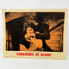 1963 Corridors Of Blood Orginal Movie Lobby Card No.2