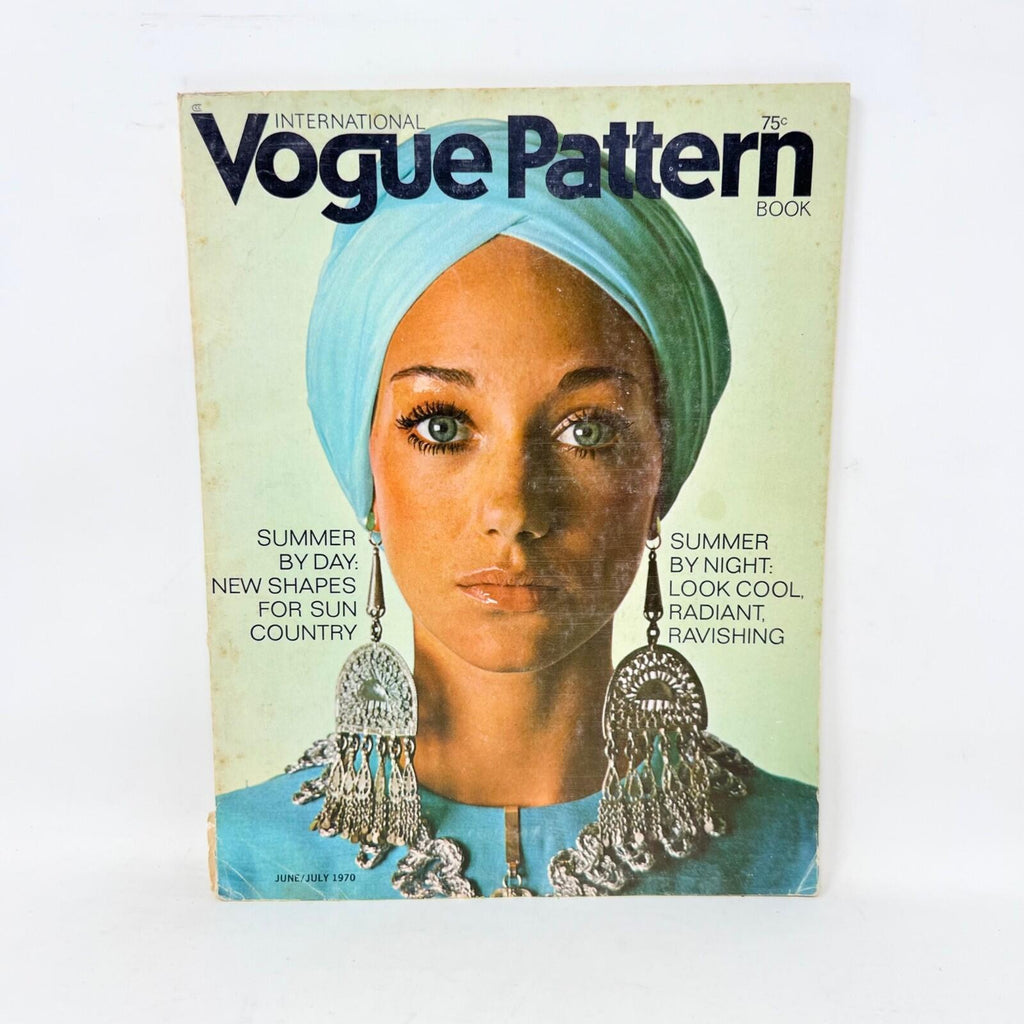 Vintage International VOGUE Pattern Book Magazine June/July 1970