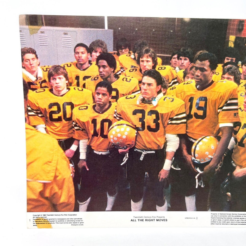 1983 All The Right Moves Original Movie Lobby Card No.1