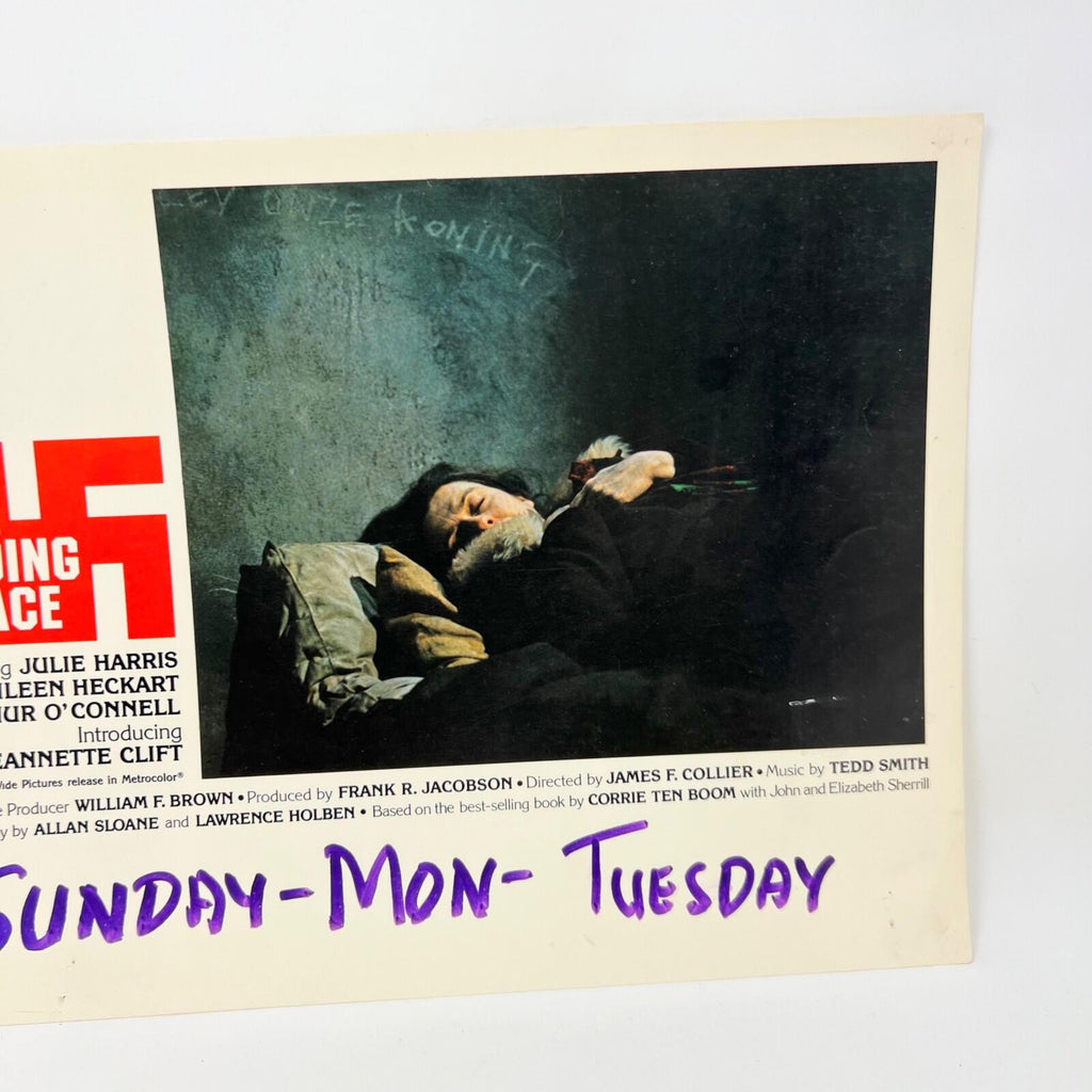 1975 The Hiding Place Collectible Movie Lobby Card (f)