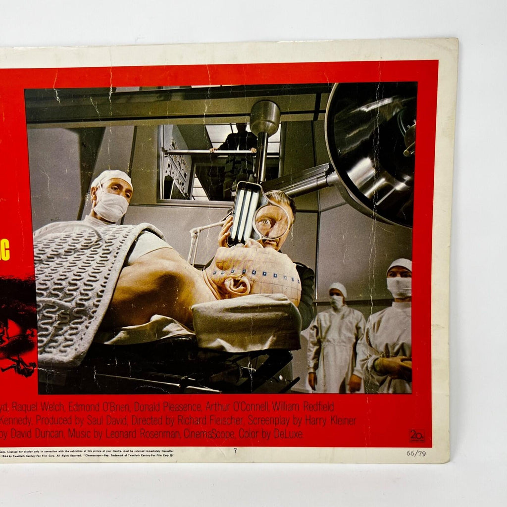 1966 Fantastic Voyage Collectible movie Lobby Card No.7