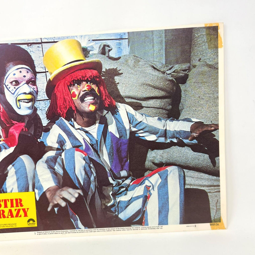 1980 Stir Crazy Collectible Movie Lobby Card No.1