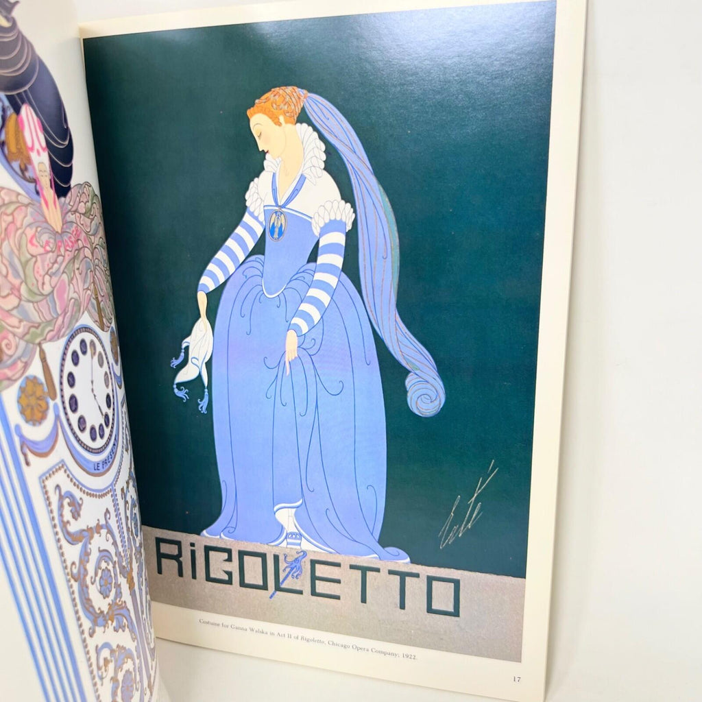 Erte’s Theatrical Costumes Book In Full Color 1979 Costume Design Art