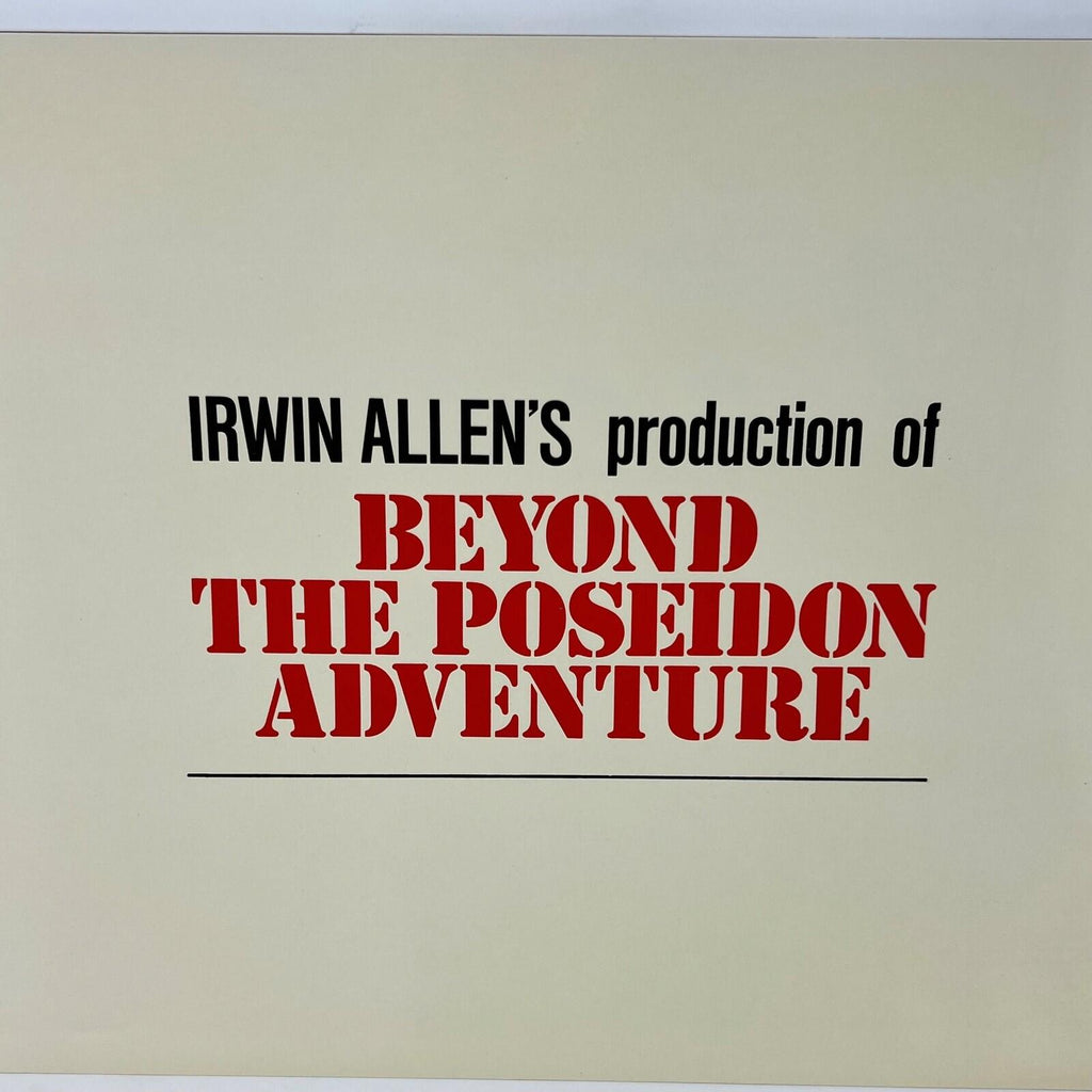 Beyond The Poseidon Adventure Movie Collectible Lobby Card 11X14 Set of 4