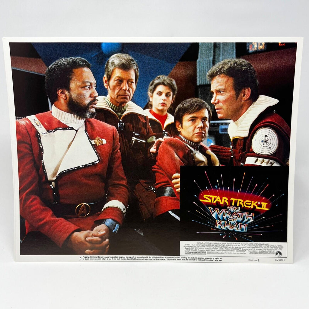 1982 Star Trek II The Wrath Of khan Lobby Cards Set of 8 Movie Posters