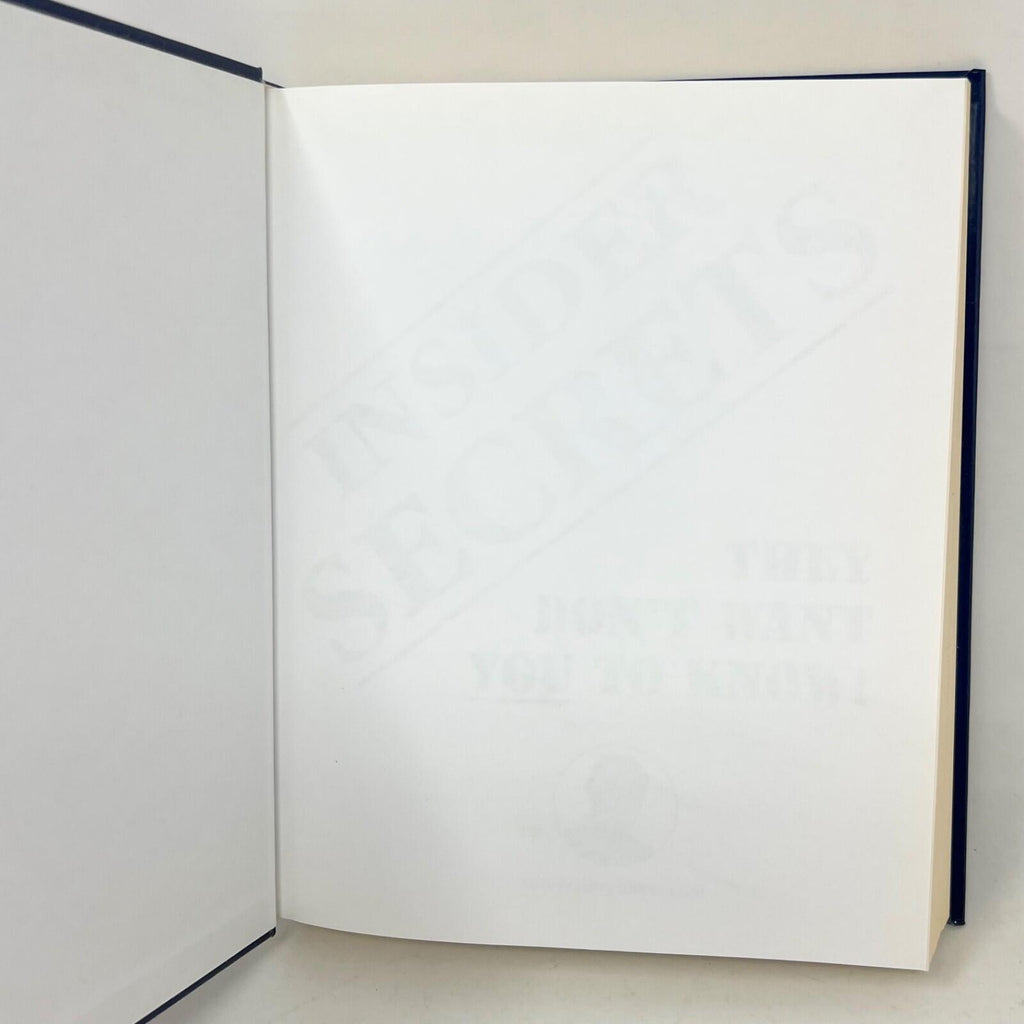 INSIDER SECRETS They Don't Want You To Know - 2009 Hardcover Book by Jerry Baker
