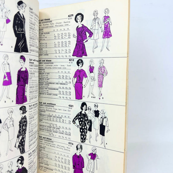 Vintage Vogue Pattern Book June July 1962