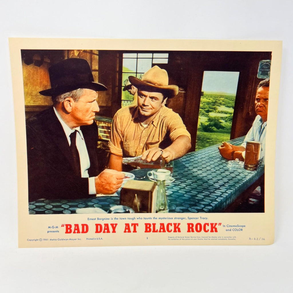 1961 Bad Day At Black Rock Lobby Card Movie Poster No.1