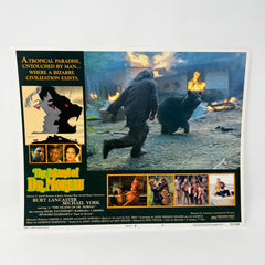 1977 The island of Dr. Moreau Horror Scifi Collectible movie Lobby Card set of 8