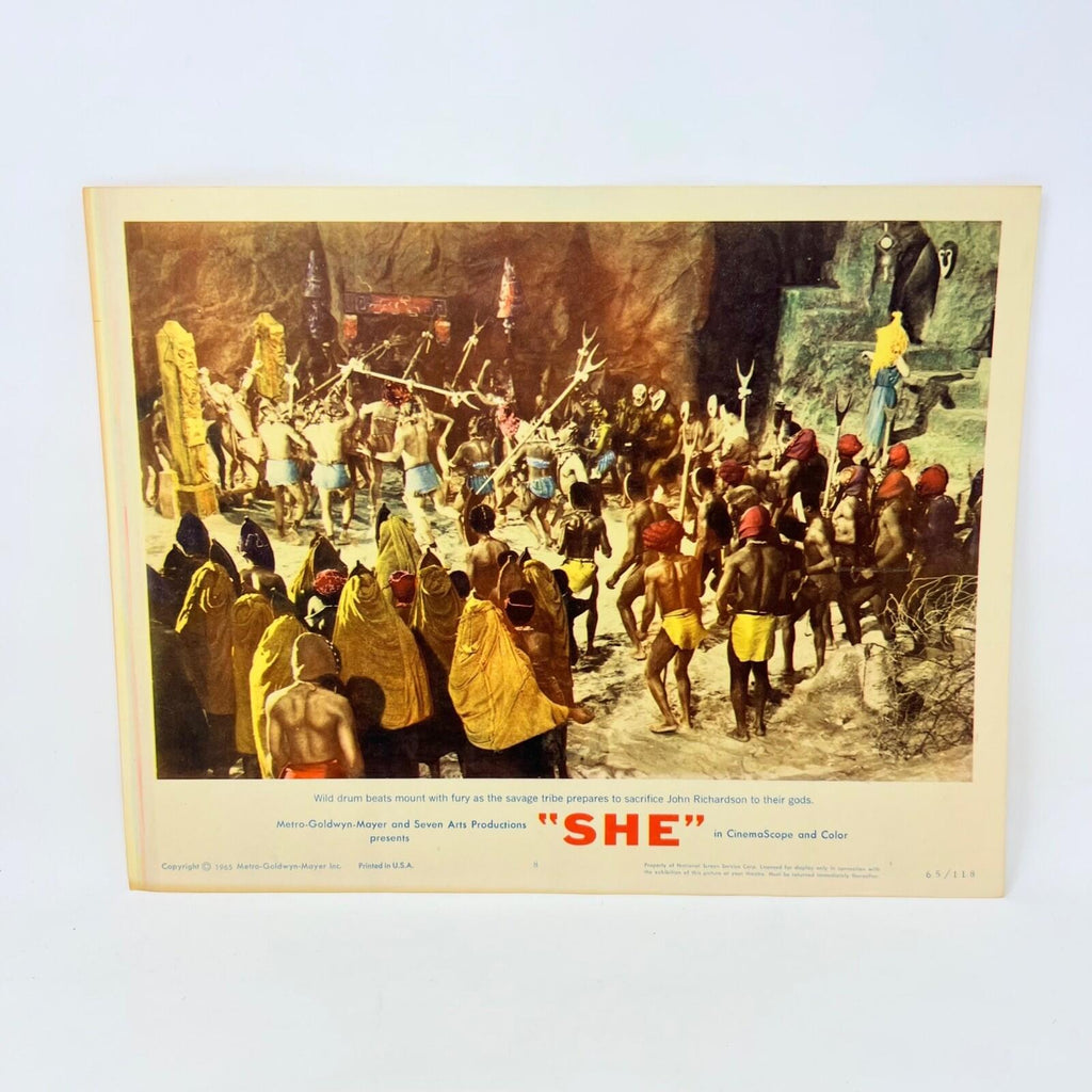 1965 She Collectible Movie Lobby Card No.8