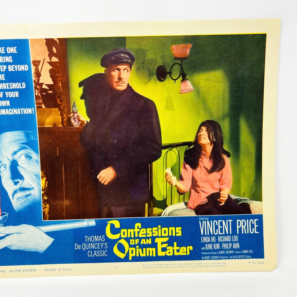1962 Confessions of an Opium Eater Original Movie Lobby Card No.3
