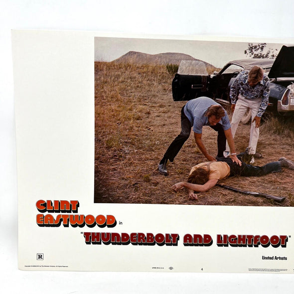 Thunderbolt and Lightfoot Collectible Movie Lobby Card Clint Eastwood No.4