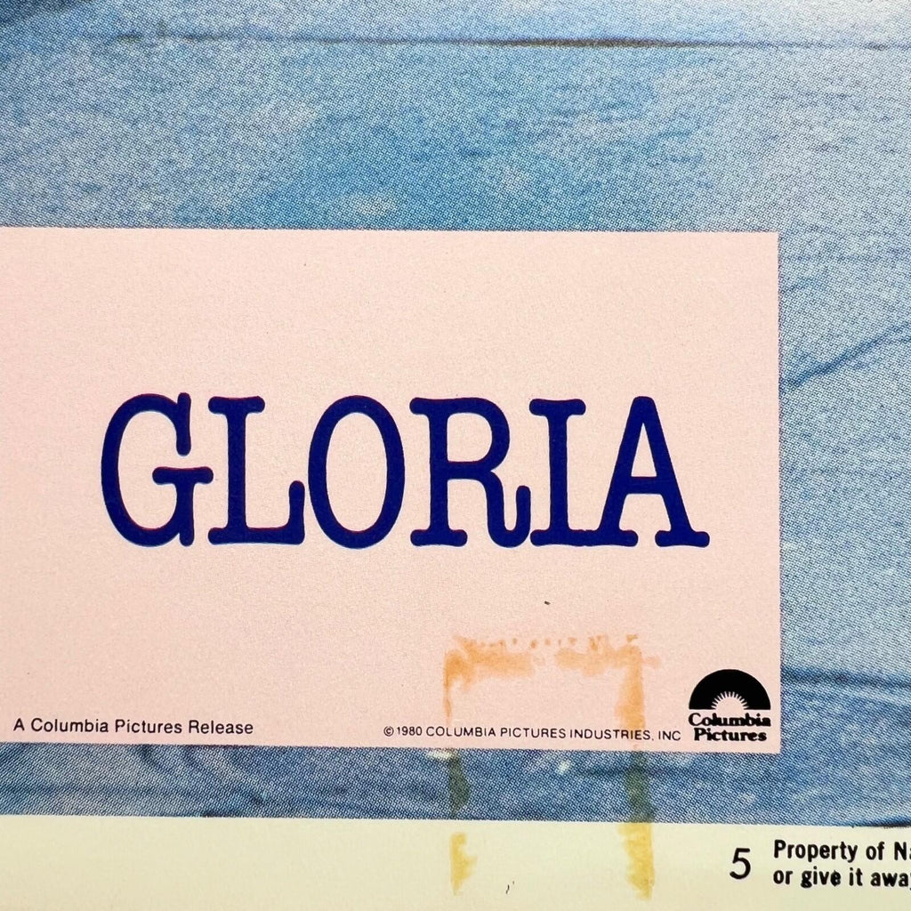 1980 Gloria Collectible Movie Lobby Card No.5