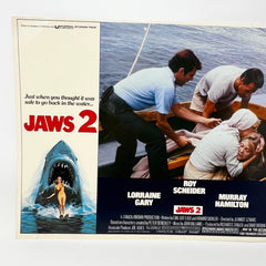 1978 Universal Studios Jaws 2 Horror Film Original Movie Lobby Card (a)