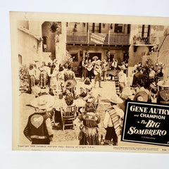 1956 Gene Autry The Big Sombrero Original Movie Lobby Card (a)