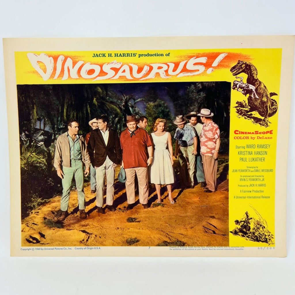 1960 Dinosaurus Collectible Movie Lobby Card No.7 Jack H. Harris