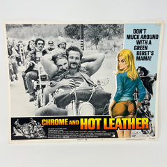 1971 Chrome And Hot Leather Movie Lobby Card No.2
