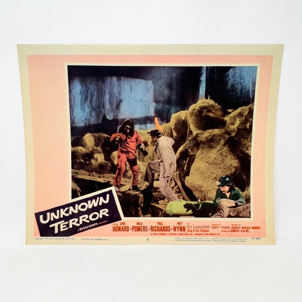 1957 Unknown Terror  Movie Lobby Card No.2