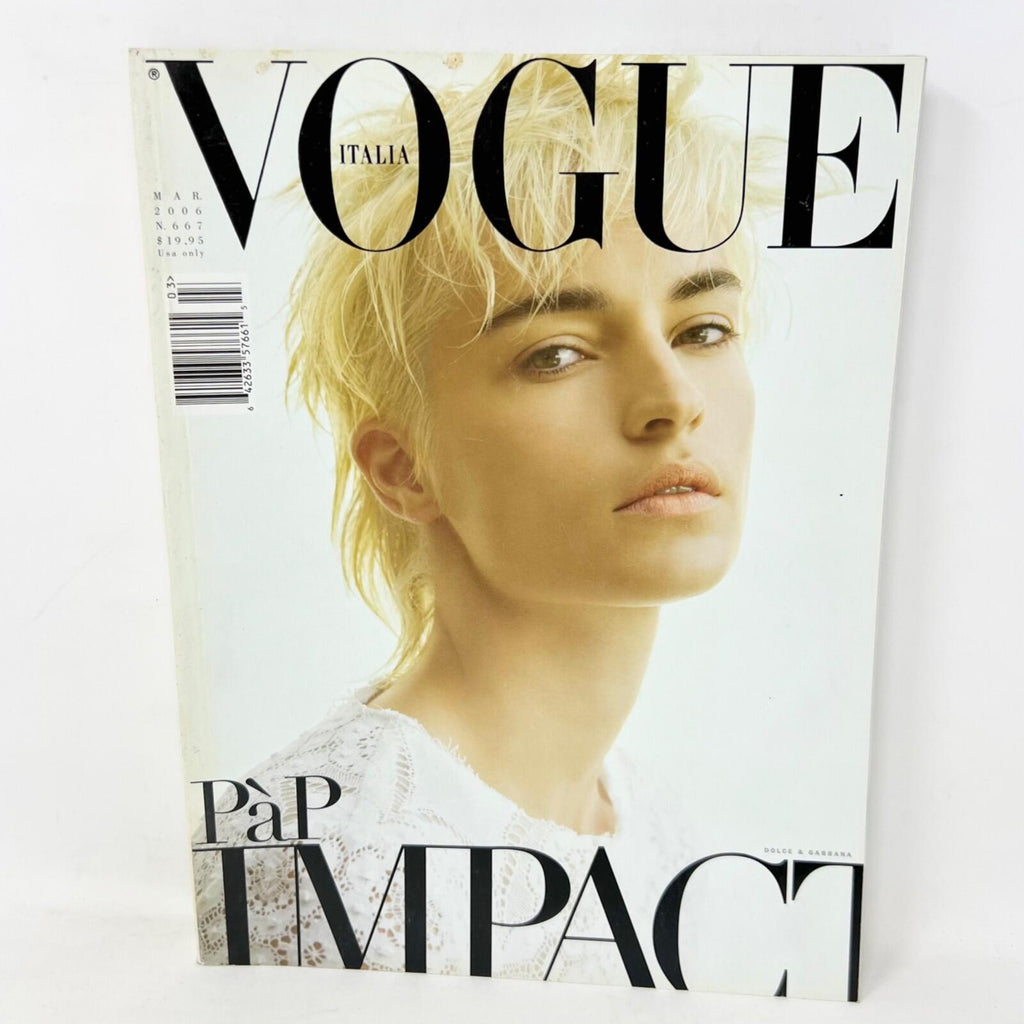 VOGUE Magazine Italia Hors Serie N. 667 March 2006 Pap Impact