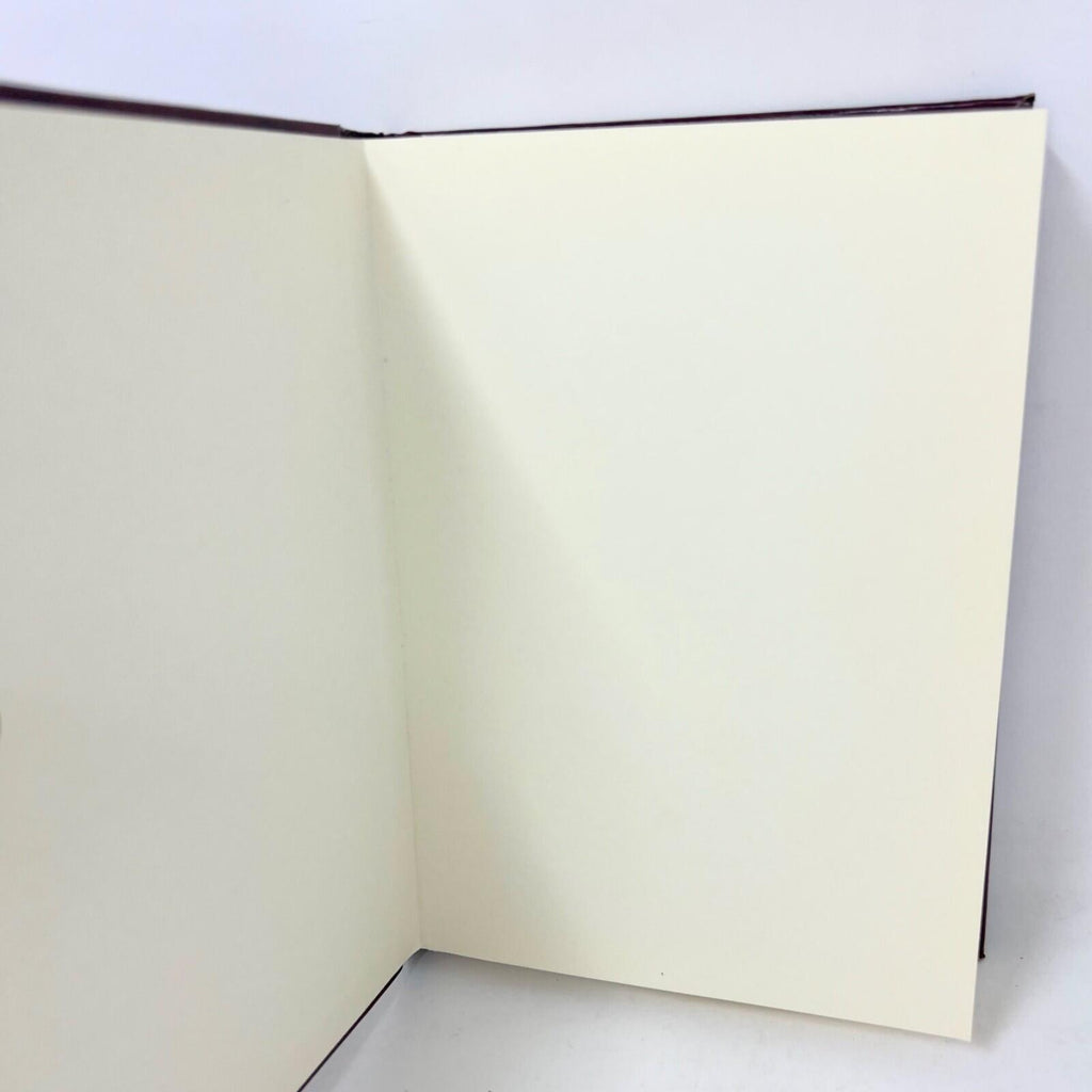 Burgundy & Gold engraved BBS Leather Fleur Sketchbook