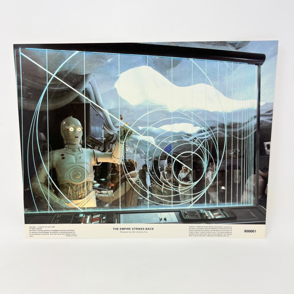 Star Wars The Empire Strikes back Sci-Fi Original Movie Lobby Card (d) 800001