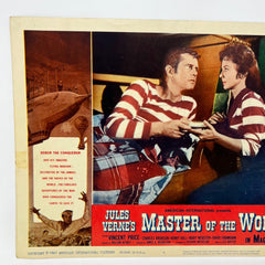 1961 Master Of The World Original Movie Lobby Card No.2 Jules Vernes Vince Price