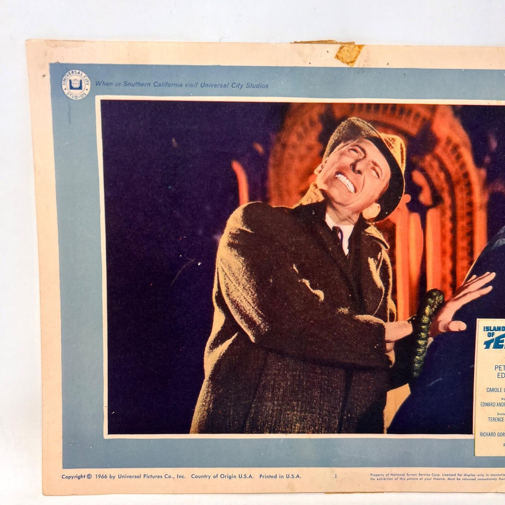 1966 Island Of Terror In Color Original Movie Lobby Card No.1
