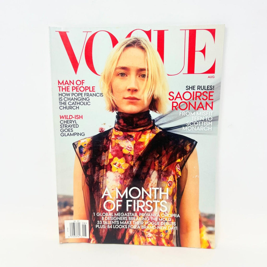 Vogue Magazine August 2018 Saoirse Ronan Cover