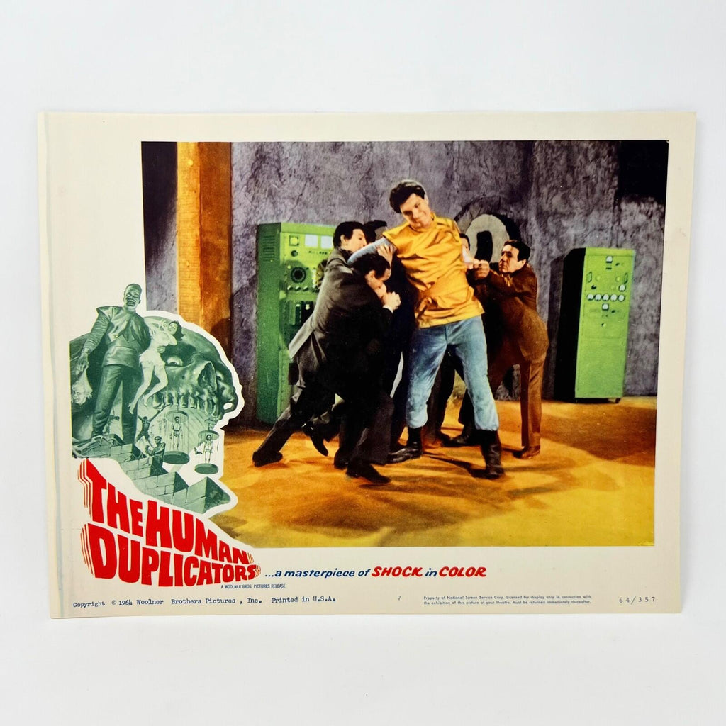 Vintage 1964 The Human Duplicators Collectible movie Lobby Card Set of 8