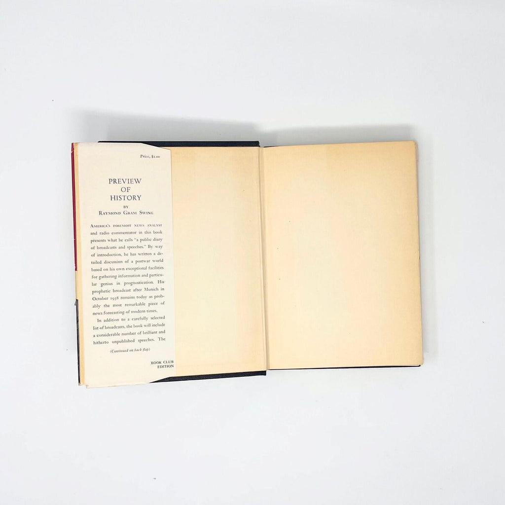 Vintage 1943 Preview Of History A Public Diary By Raymond Swing Book
