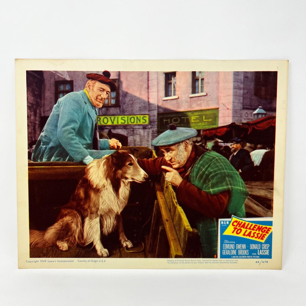 1949 Challenge To Lassie Movie Lobby Card (f)