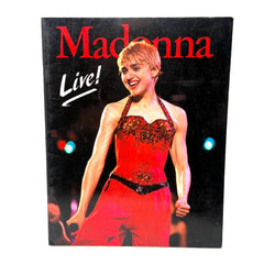 Madonna LIVE! Rare Photos Softcover Book Omibus Press 1987 Pre-Owned Vintage