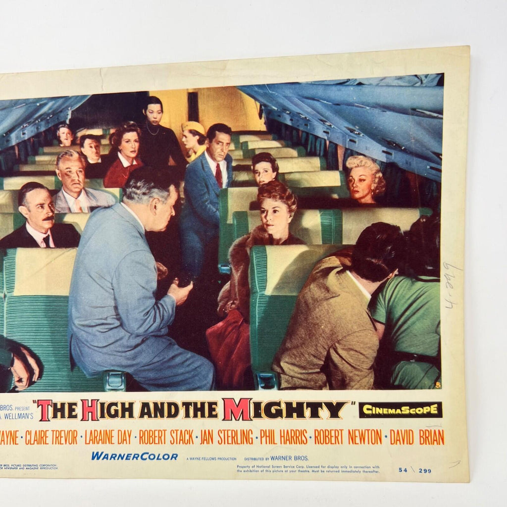 1954 The High and The Mighty Lobby Card Movie Poster (c)