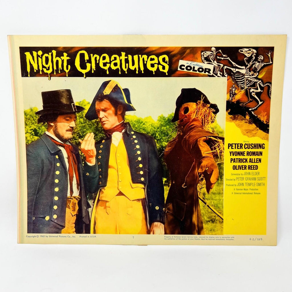 1962 Night Creatures Collectible movie Lobby Cards set of 8