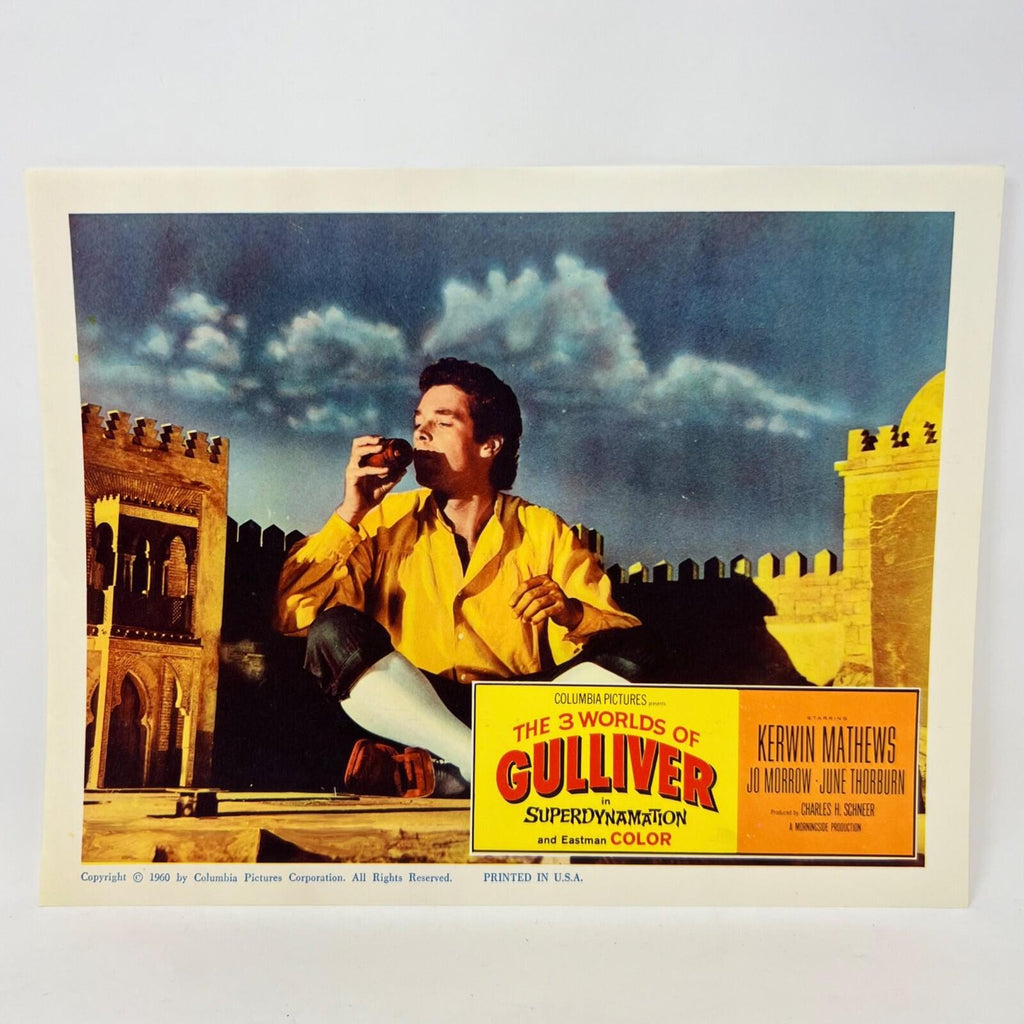 1960 The 3 Worlds Of Gulliver in Superdynamation Collectible Movie Lobby Card h