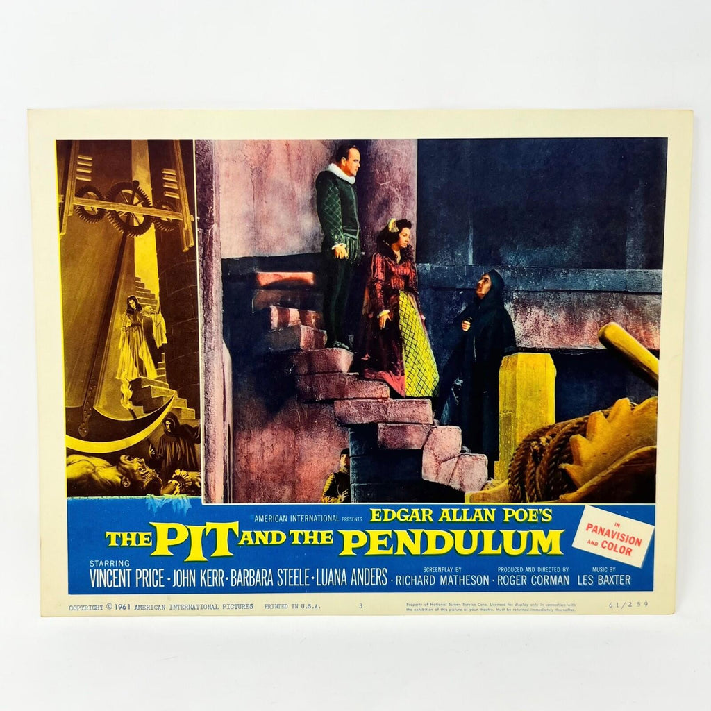 The Pit and the Pendulum Collectible movie Lobby Card No.3