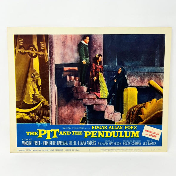 The Pit and the Pendulum Collectible movie Lobby Card No.3